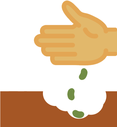 Seed Dropped - Illustration (447x500), Png Download