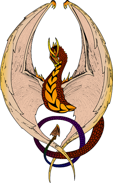 Dragon, Beast, Fantasy, Mythological, Myth, Gargoyle - Wyvern Clipart (395x640), Png Download
