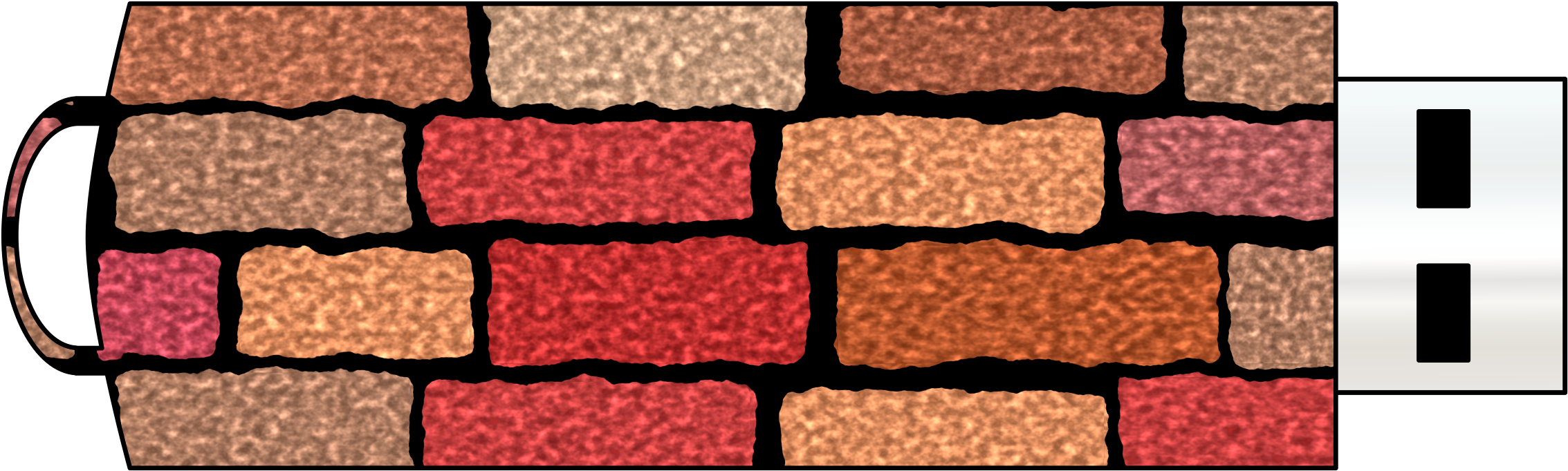 This Free Icons Png Design Of Usb Stone (2400x815), Png Download