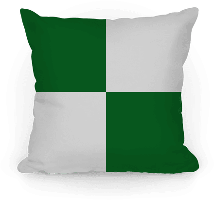 Slytherin House Color Block Pattern Pillow - Ravenclaw House (484x484), Png Download