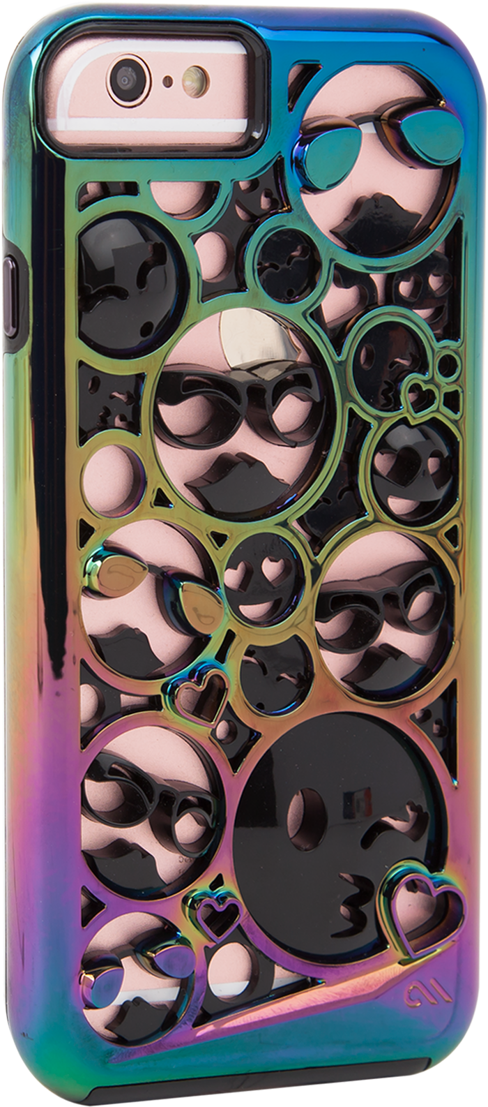 Rainbow Iphone Cases - Case-mate Tough Layers Case For Iphone 7/6s/6 Emoji (2000x2000), Png Download