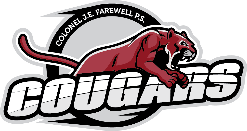 Col Farewell Leaping Cougar - Colonel Je Farewell Public School (1007x534), Png Download