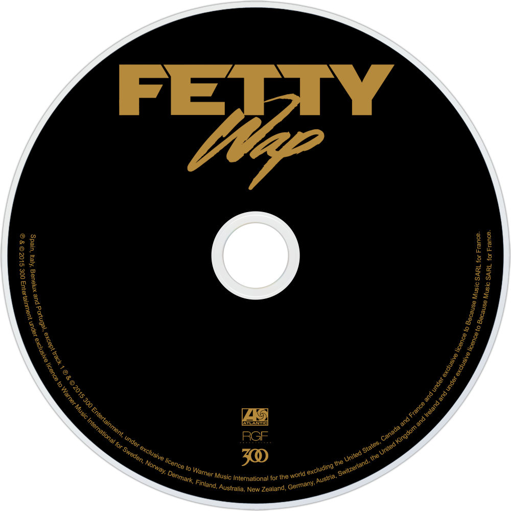 Fetty Wap Fetty Wap Cd Disc Image - Fetty Wap: Fetty Wap Cd (1000x1000), Png Download