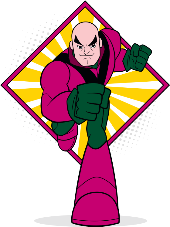 Lex Luthor Dc Kids (565x803), Png Download