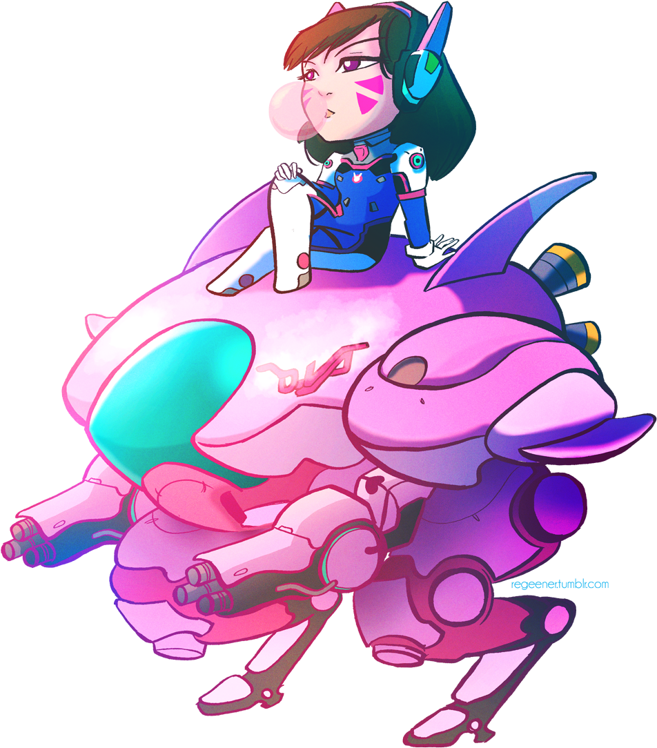 Overwatch Hype D - Overwatch D Va Transparent Background (971x1115), Png Download