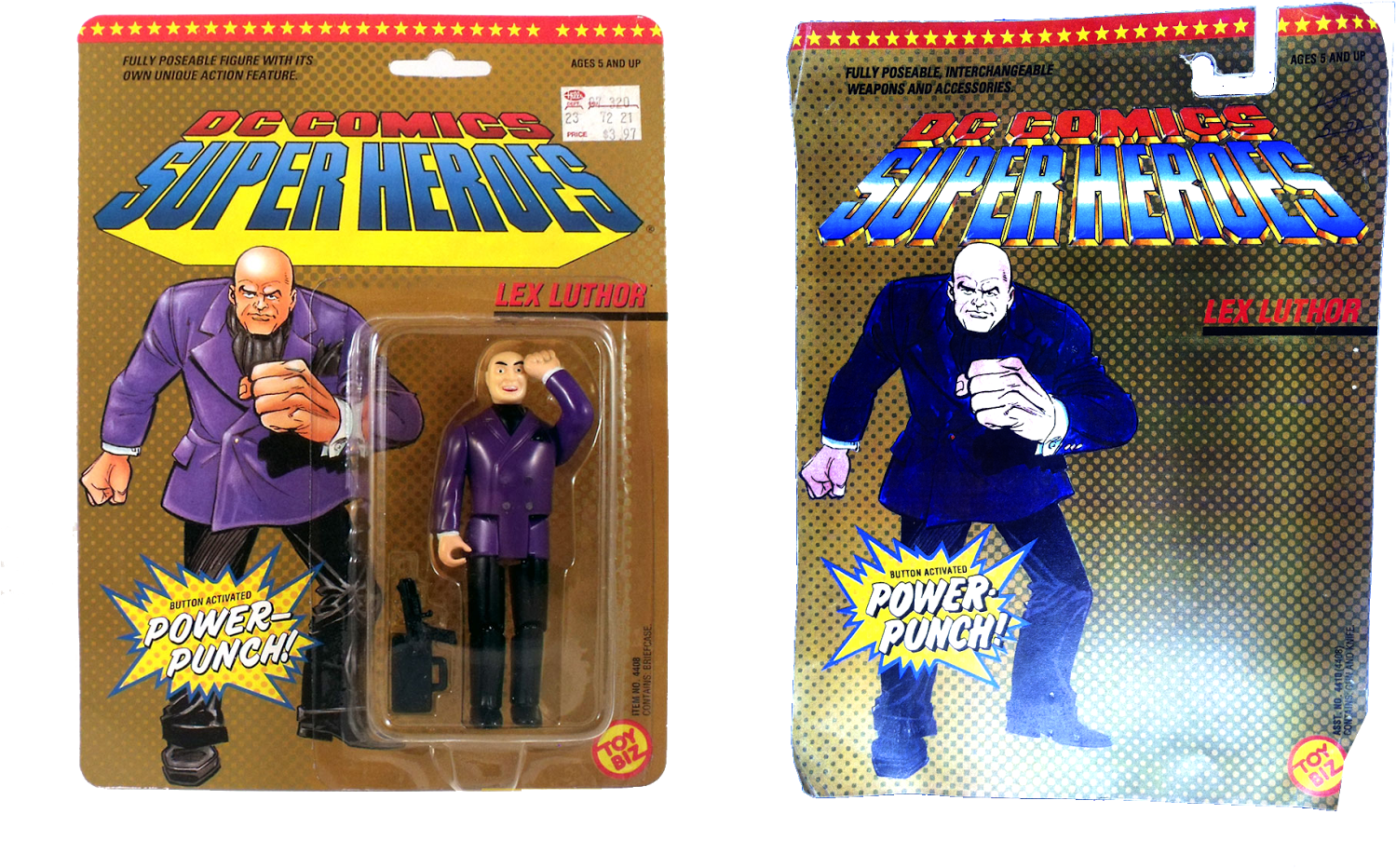 Toybiz Bought The Rights To Get In On The Batman Franchise - Dc Comics Superheroes - Superman Lex Luthor Figure (1600x988), Png Download
