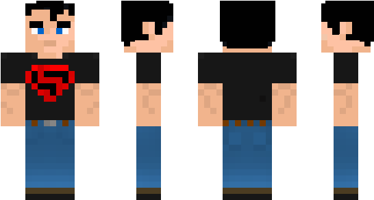 Minecraft Skin Lexluthor - Skin Minecraft Luckke23 (600x348), Png Download