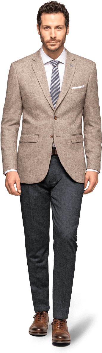 Custom Tailored Blazer - Blazer And Pants For Men (550x1188), Png Download
