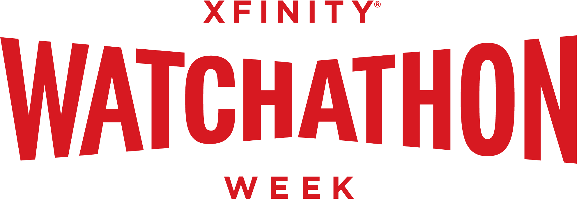 Watchathon Logo Download - Xfinity Watchathon Logo Png (2438x1248), Png Download