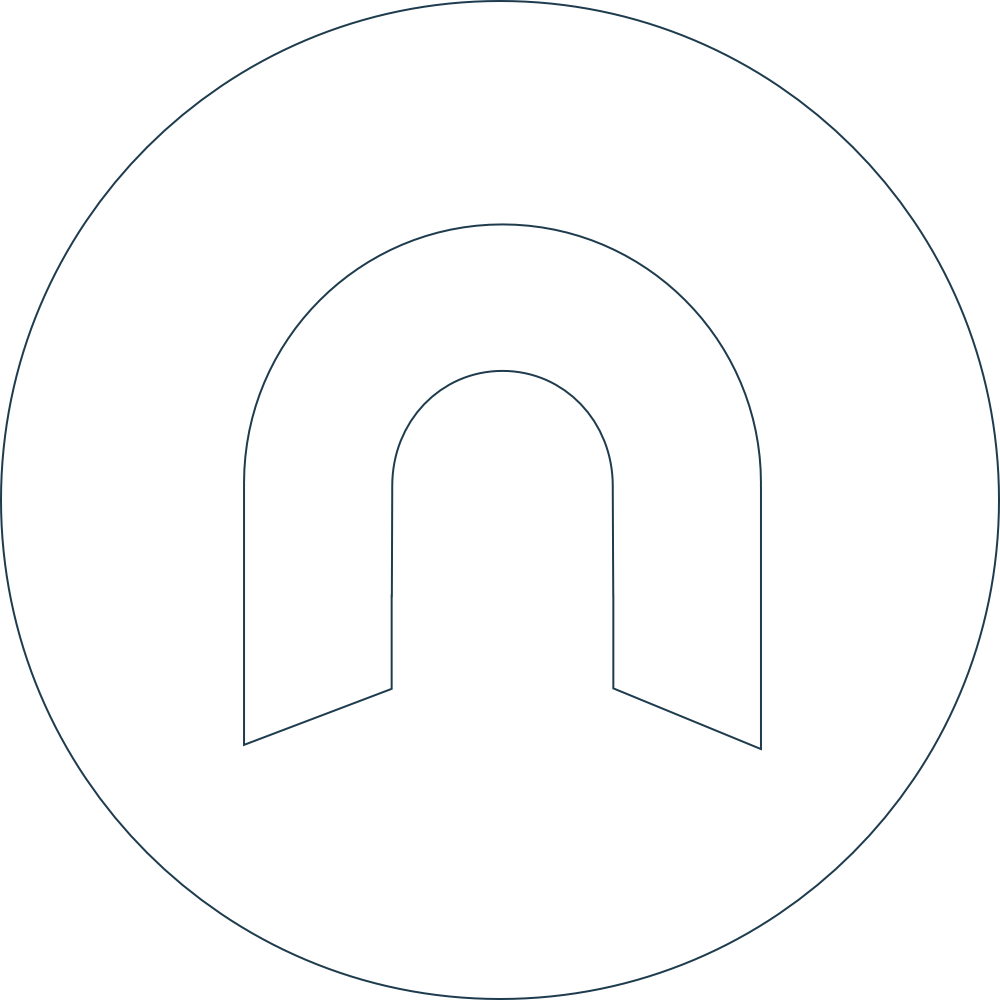 Nordija Logo Line - Znak Nakaz Skrętu W Lewo (1000x1000), Png Download