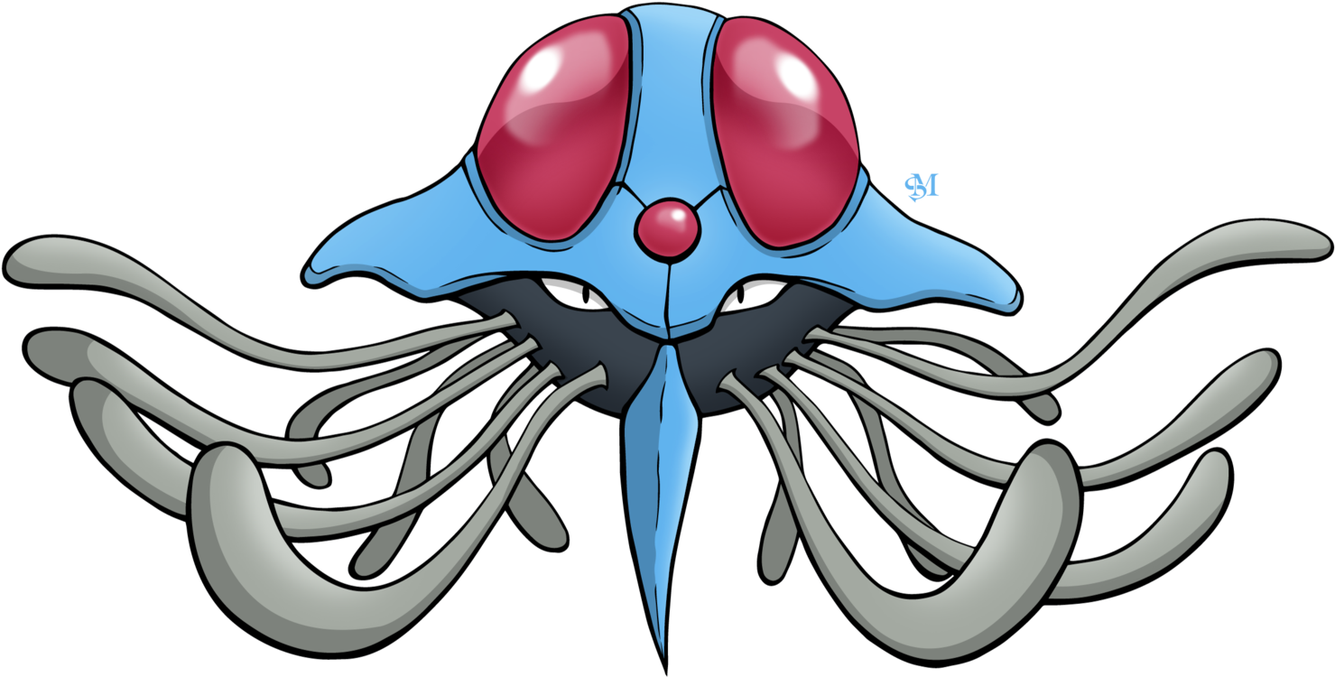 Tentacruel - Machamp - Tentacruel Hd (1600x851), Png Download