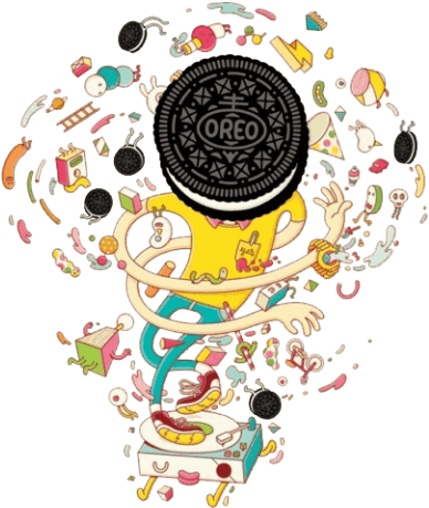 Free Png Oreo Png Images Transparent - Oreo Wonderfilled Print Ad (480x696), Png Download