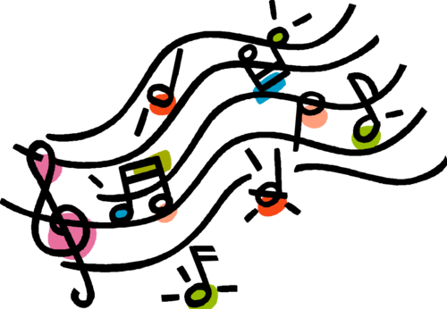 Clipart Info - Music Clipart (500x346), Png Download