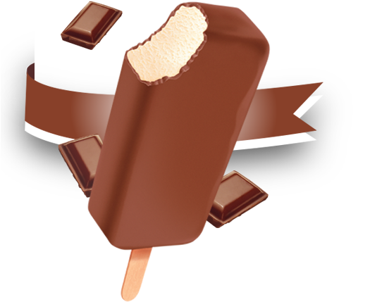 Original Ice Cream On A Stick Good Humor - Chocolate Ice Cream Stick (620x511), Png Download