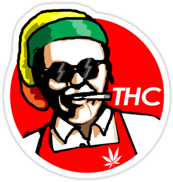 Weed Nug Png Download - Kfc Weed (375x360), Png Download