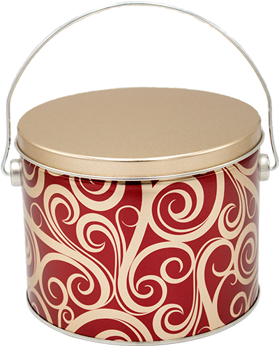Golden Swirls 3.5 Lb Hershey's Holiday Mix Tin (500x500), Png Download