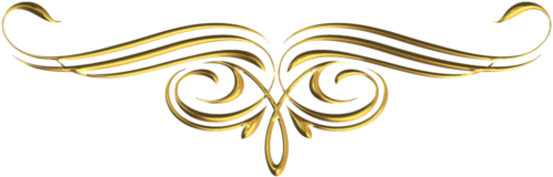 Golden Divider - Silver Decorative Line Png (543x300), Png Download