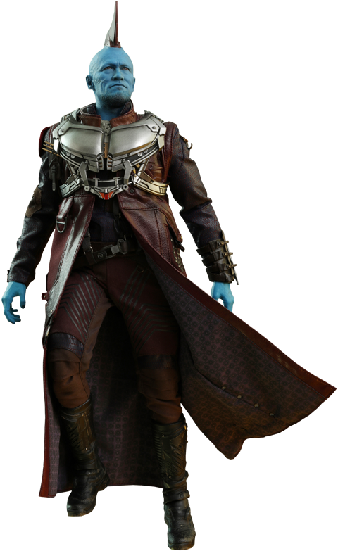 About This Sixth Scale Figure - Hot Toys Yondu Deluxe Ver. Figure 1:6 Scale - Guardians (480x783), Png Download