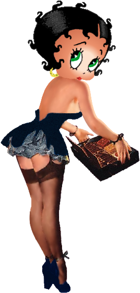 Betty Boop Cigarette Gir Photo By Khunpaulsak - Cigarette Betty Boop (425x600), Png Download