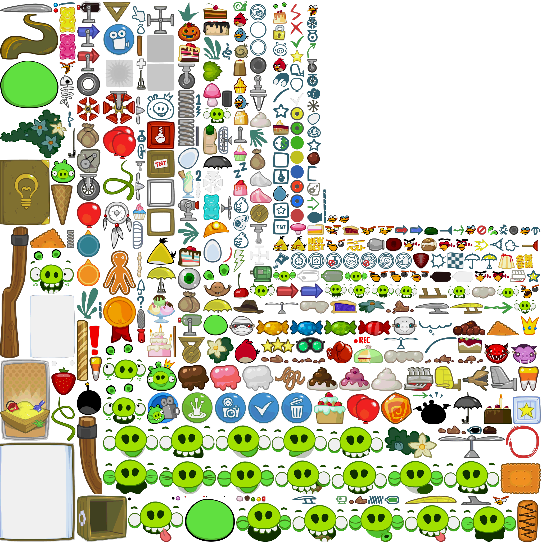 Click For Full Sized Image In-game Sprites (2048x2048), Png Download