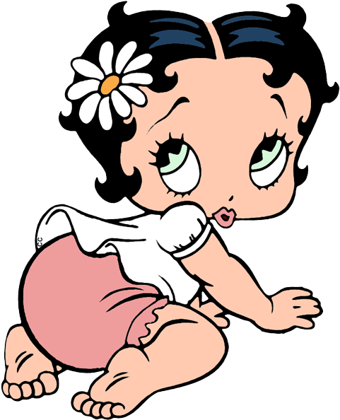 Baby Betty Boop Baby Betty Boop - Betty Boop Baby (491x610), Png Download