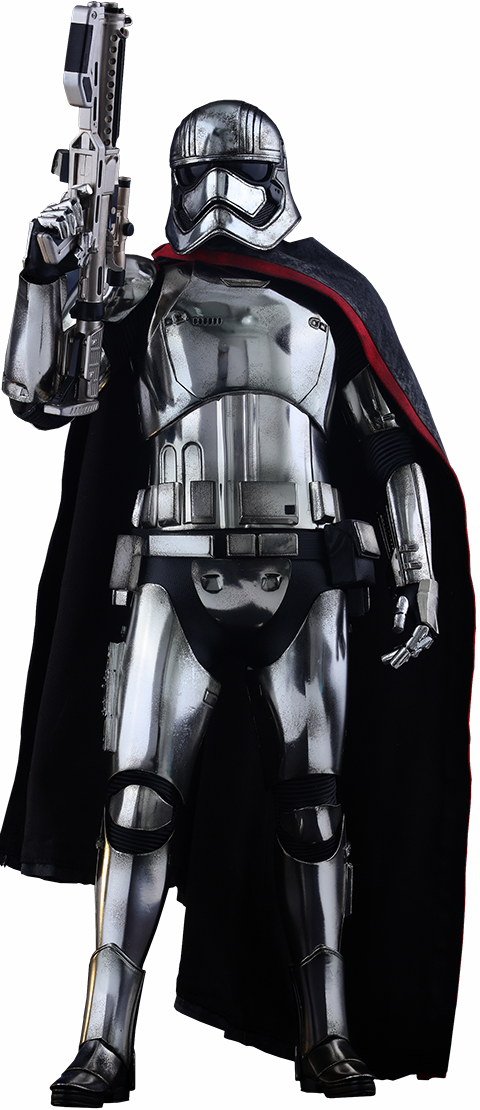 Captain Phasma Figure - Star Wars Episode Vii: The Force Awakens - Captain (480x1110), Png Download