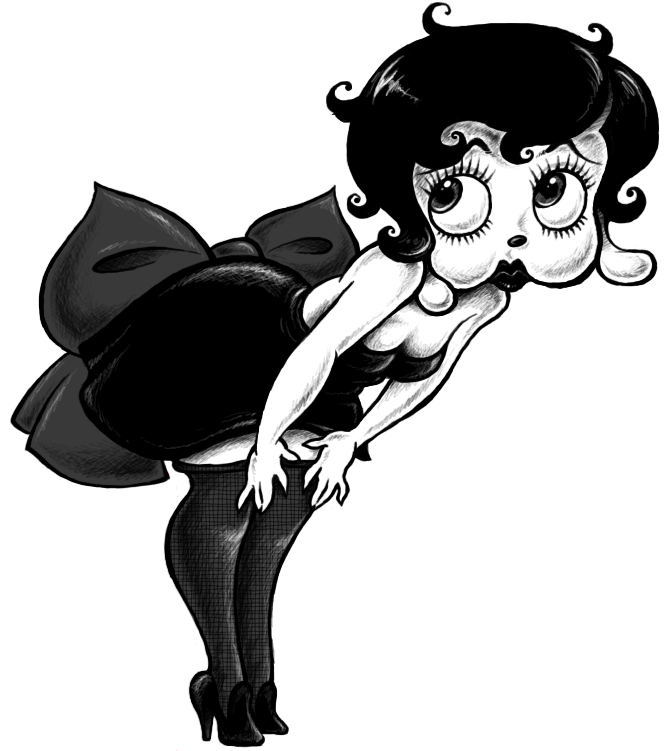 This Morning My Very Supportive Manager Set Up A Meeting - Betty Boop (669x761), Png Download