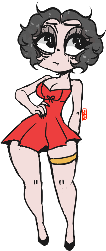 Betty Boop Clip Art - Betty Boop Fan Art (700x1050), Png Download