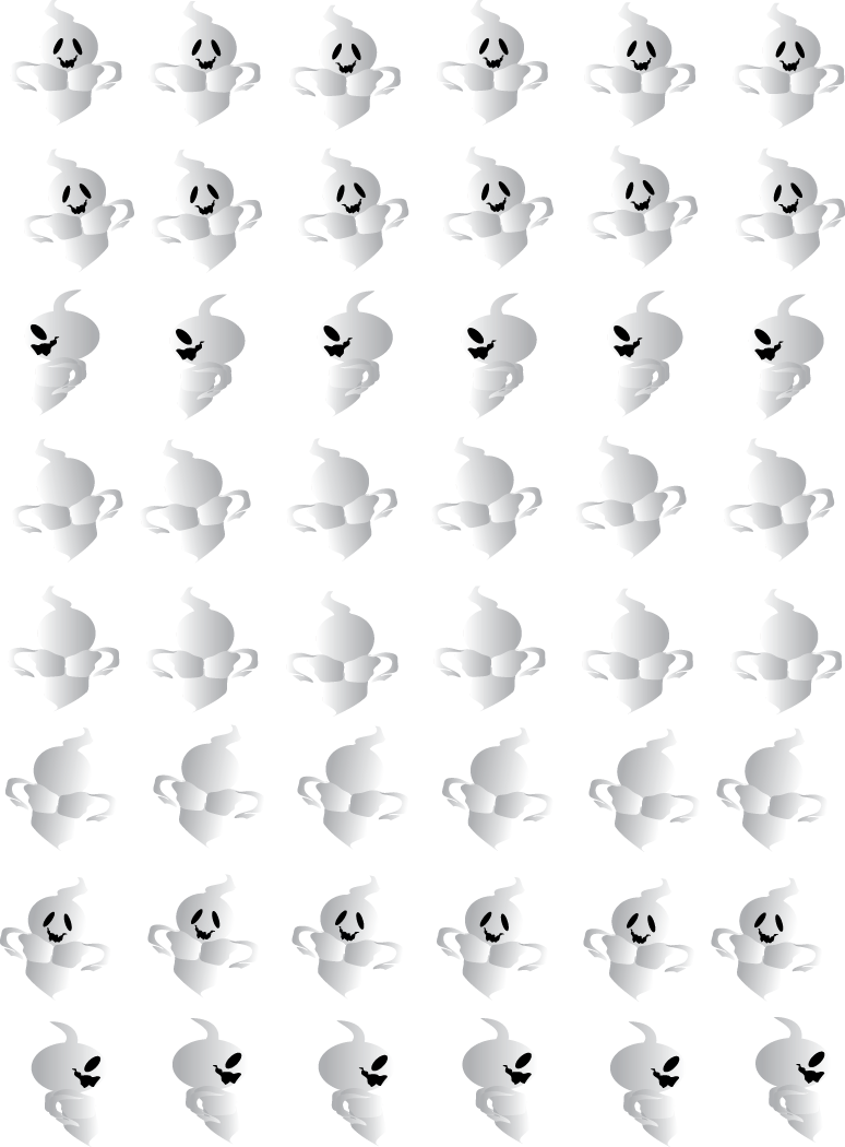 These Sprites - Ghost Sprite Game Maker (774x1050), Png Download
