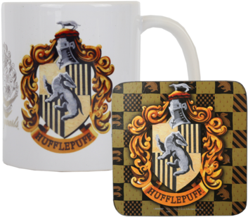 Harry Potter Coaster, Hufflepuff Crest (422x480), Png Download