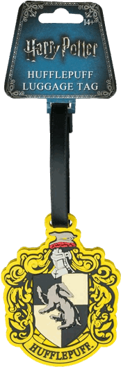 Hufflepuff Crest Luggage Bag Tag - Harry Potter - Hufflepuff Satin Banner-115cm X 70cm-ikon (600x600), Png Download