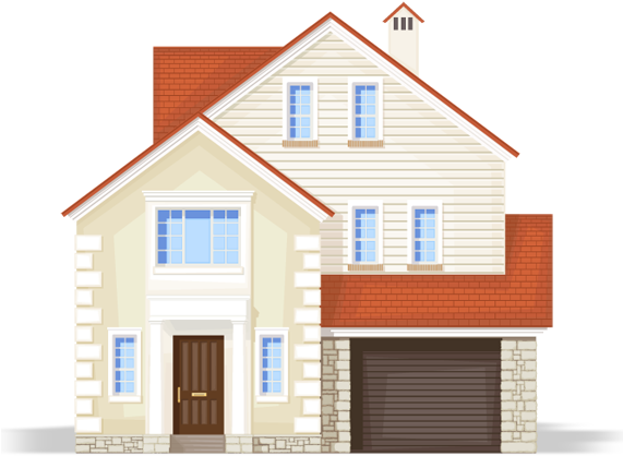 Fehnel's Construction Co - Beautiful House Png (570x458), Png Download