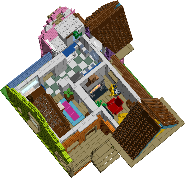 1 / - Floor Plan (1040x691), Png Download