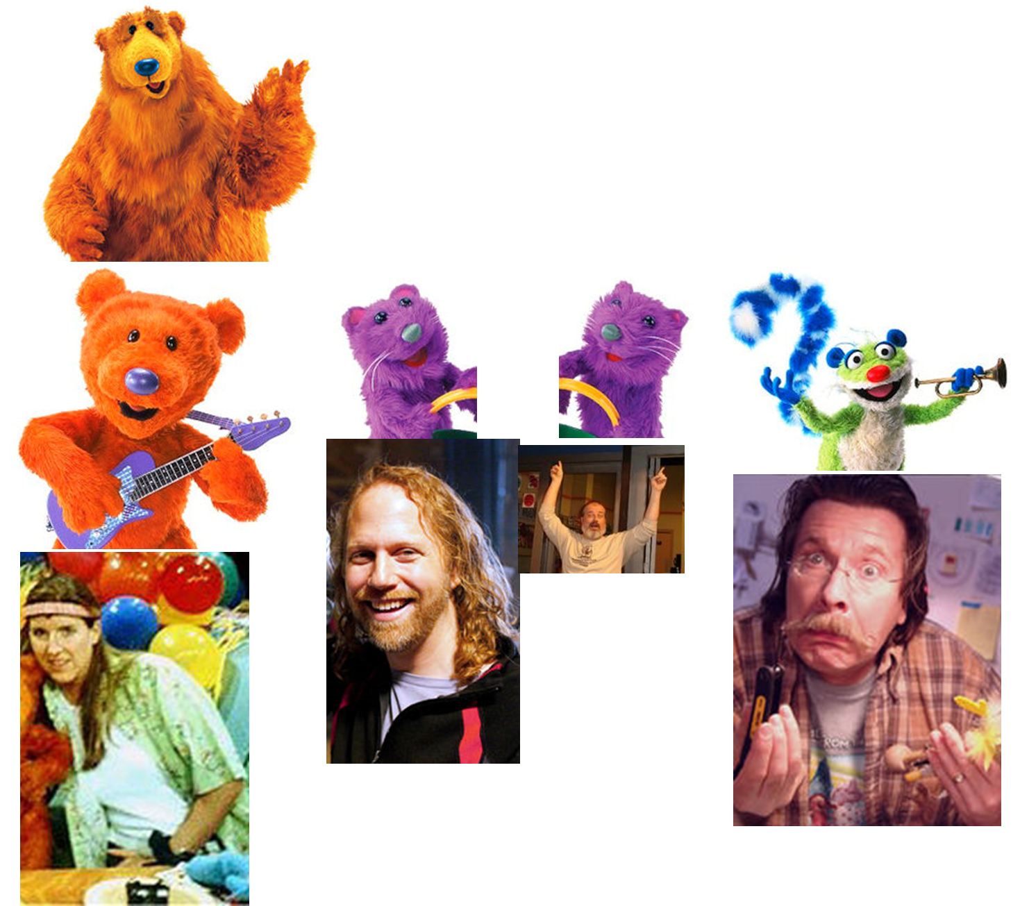 Muppet Wiki Behind The Scenes Bear In The Big Blue - Bear In The Big Blue (1469x1305), Png Download
