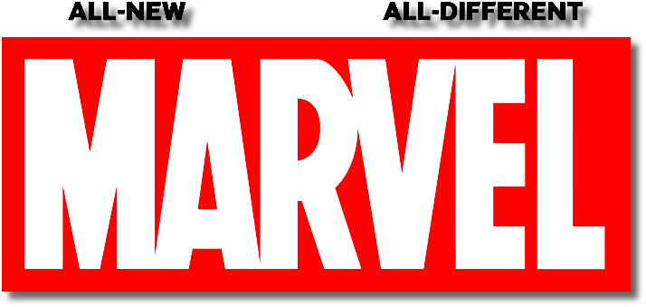 All New All Different Marvel Logo (731x358), Png Download