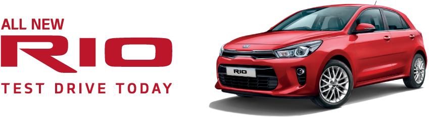Ferntree Gully Kia - All New Kia Rio Png (1000x279), Png Download