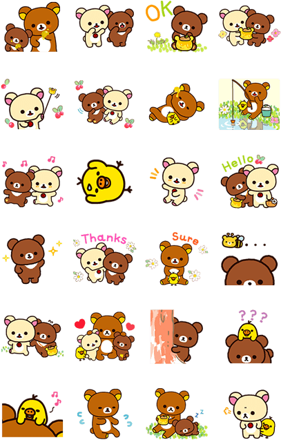 Rilakkuma & Korilakkuma With A New Friend - Rilakkuma Dan Korilakkuma (420x673), Png Download