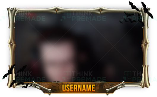 Halloween Themed Facecam Preview - Fire Screen (529x326), Png Download