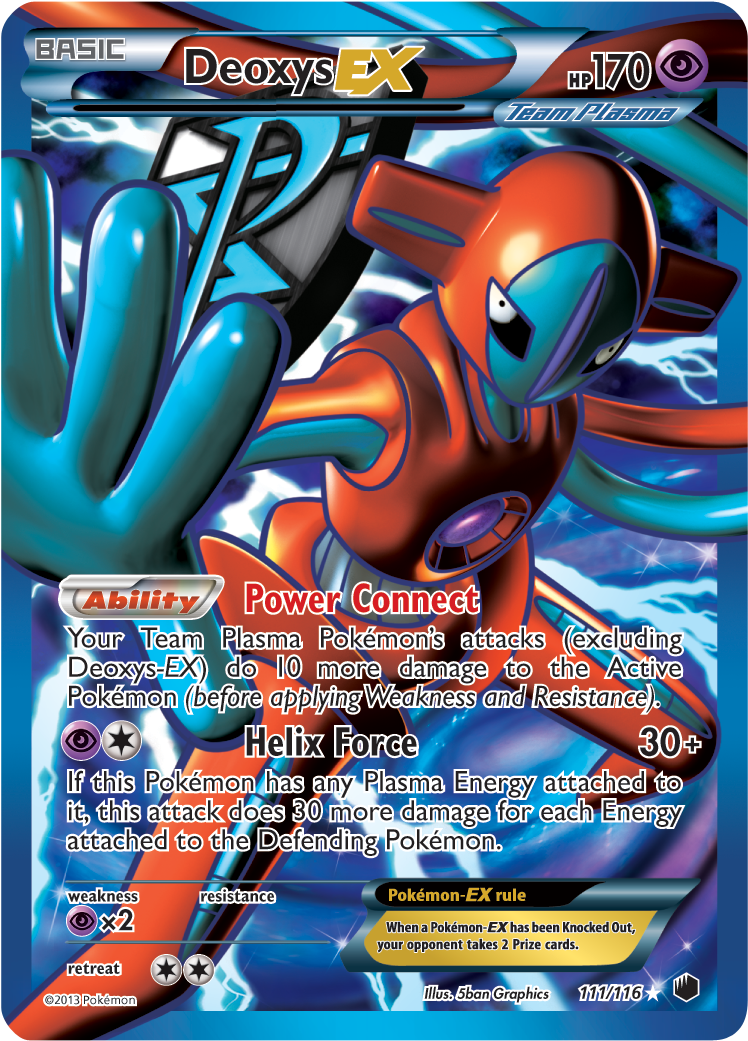 Pokemon Deoxys Ex Full Art (819x1114), Png Download