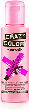 Semi Permanent Color - Crazy Colour Uv Hair Dye (350x525), Png Download