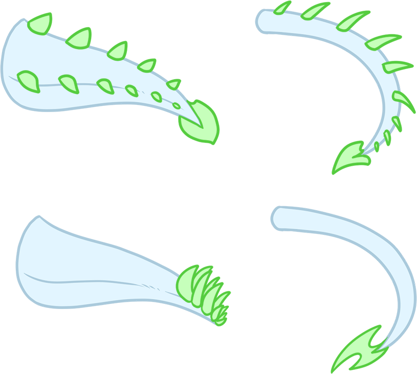 Spikes And Hair Can Coexist On A Trolls Tail - Portable Network Graphics (815x731), Png Download