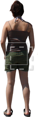 Parent Category - Girl Looking Away Transparent (450x450), Png Download