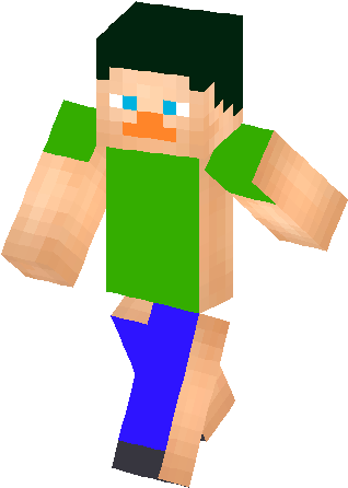 Coll Men With Creeper Face Skin - Skin (317x453), Png Download