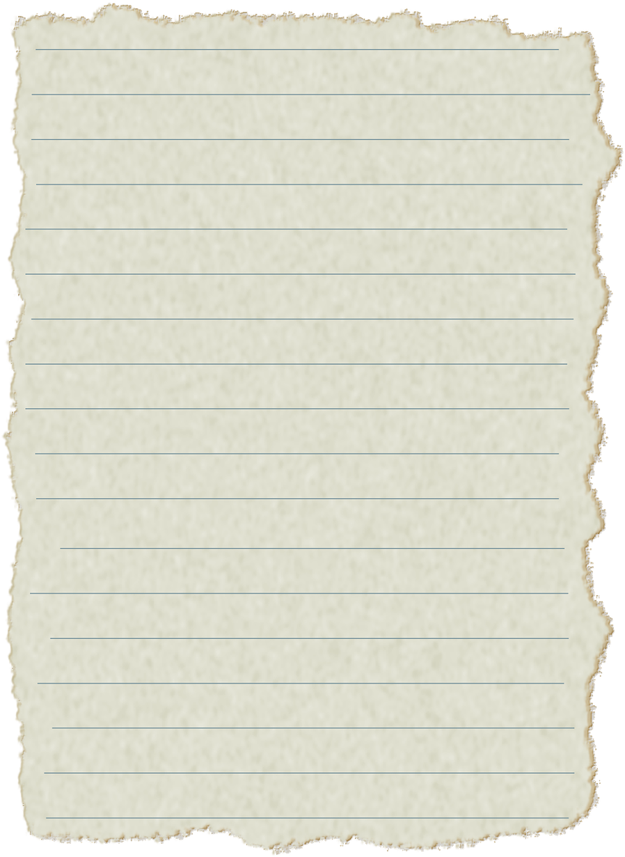 Paper Leave Texture - Old Paper With Lines (909x1280), Png Download