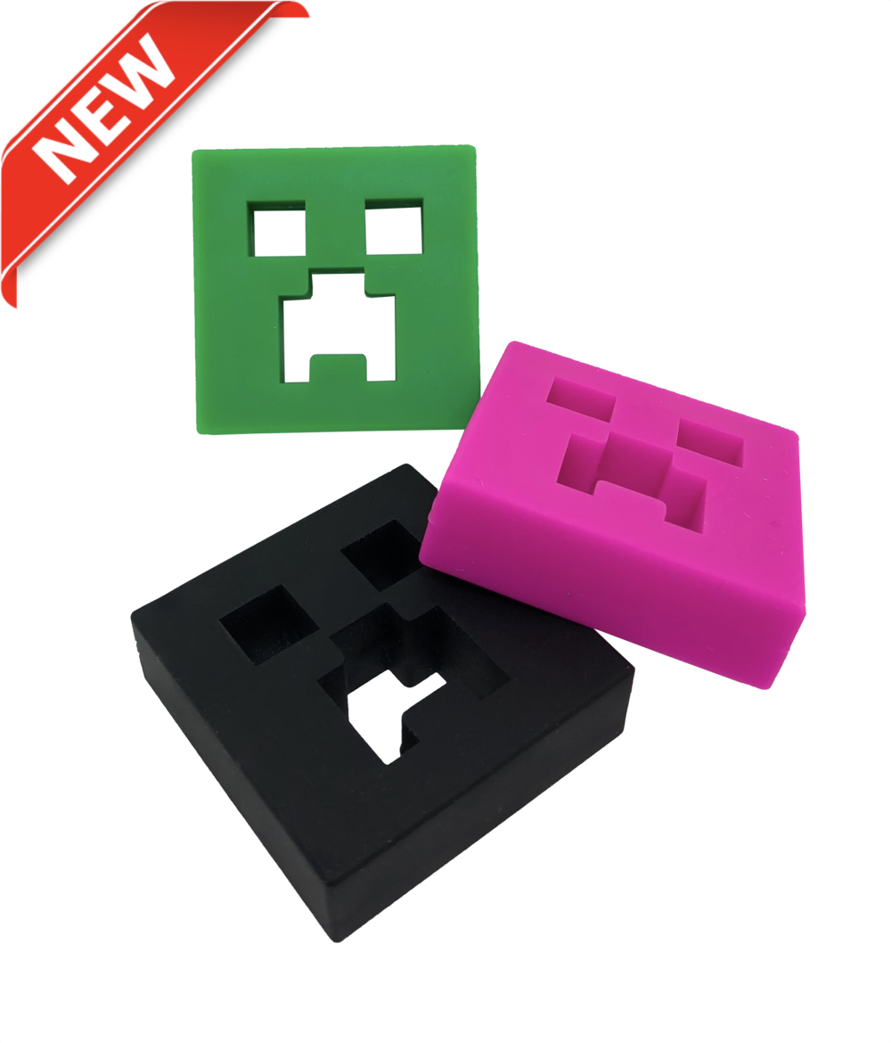 Creeper Face Colours Cut Out Copy (1000x1170), Png Download