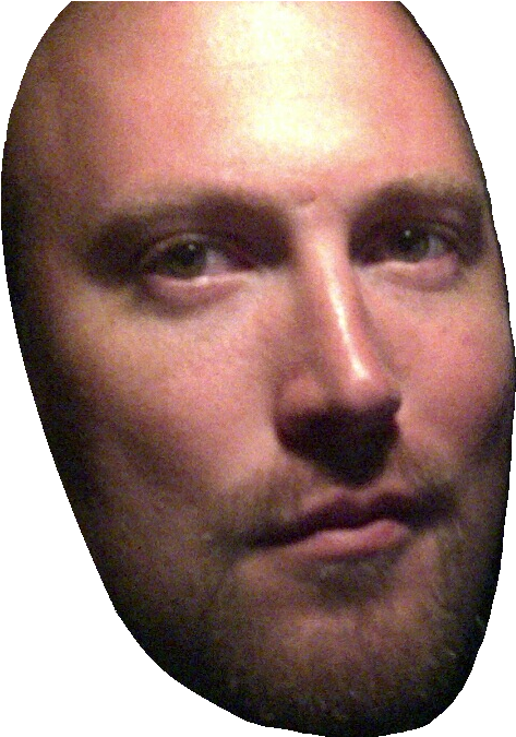 Creeper Face1 - Man (704x782), Png Download
