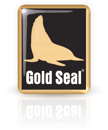 Gold Seal Logo - Logo (440x565), Png Download