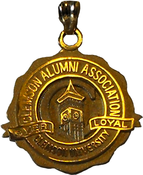 Clemson University Gold Seal Charm - Clemson University (488x600), Png Download