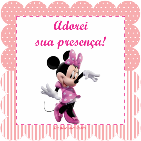 Saia Para Cupcake - Minnie Mouse (473x473), Png Download