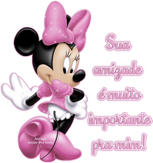 Desenho Da Minnie Rosa - Minnie Pink (553x571), Png Download